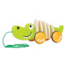 HAPE dřevěné hračky - dřevěný tahací krokodýl