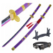 Meč Katana Roronoa Zoro Purple Enma One Piece Dřevěný JT10661PU-2