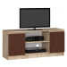 Stolek pod TV RTV 120 2D 1P sonoma / wenge