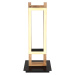 Globo LED stolní lampa Illa v dřevěném designu