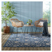 Flair Rugs koberce Kusový koberec Piatto Oro Blue – na ven i na doma - 120x170 cm