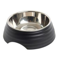 Miska melamin frosted ripple bowl 350ml černá Buster