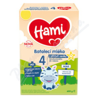 Hami 4 batolecí mléko s příchutí vanilky 600g