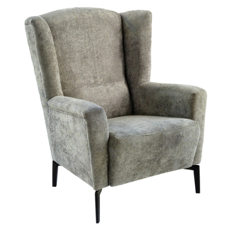 Křeslo ušák, šedá, ALURA Tempo Kondela