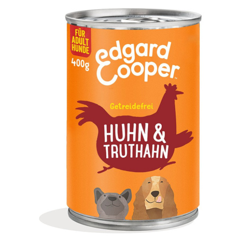 Edgard&Cooper Adult kuře a krocan 12 × 400 g Edgard & Cooper