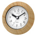 JVD SH33.5 - Malé vlhkotěsné hodiny s hezkou imitací dřeva