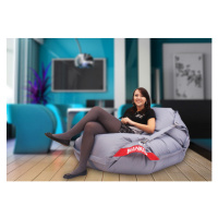 BEANBAG Sedací pytel 189x140 comfort s popruhy gray