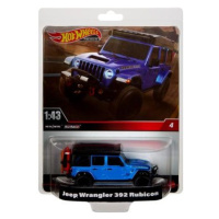 Mattel hot wheels prémiové auto 1:43 jeep wrangler 392 rubicon, hmd46