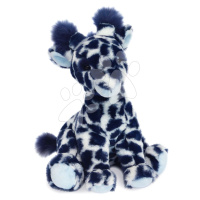 Plyšová žirafa Lisi the Blue Giraffe Histoire d’ Ours v dárkovém balení modrá 30 cm od 0 měsíců