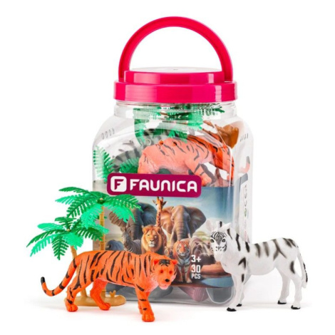 Faunika - Zvířátka figurky sada v MEGA tubě - Safari