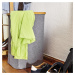 Blumfeldt Koš na prádlo, hranatý, bambus, pevná bavlna, jednoduchá montáž