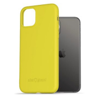 AlzaGuard Matte TPU Case pro iPhone 11 Pro žlutý