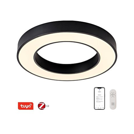 IMMAX NEO PASTEL SLIM Smart stropní svítidlo 60 x 7 cm, 53 W, černé, Zigbee 3.0