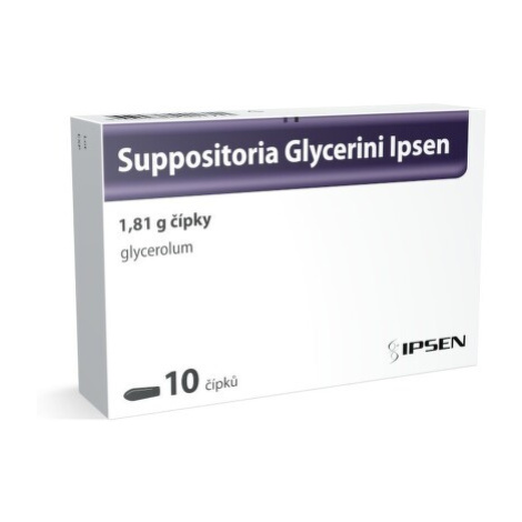 Suppositoria Glycerini Ipsen Glycerinové čípky 1,81 g, 10ks