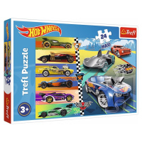 Puzzle Autíčka Hot Wheels MAXI 24 dílků