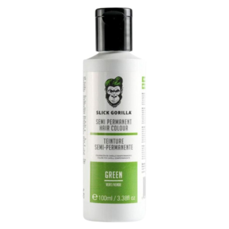 Slick Gorilla Semi-Permanent Hair Colour - semi-permanentní barva na vlasy, 100 ml GREEN - zelen