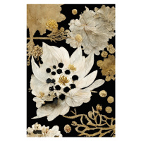 Ilustrace Beige Dry Flowers, Treechild, 26.7 × 40 cm