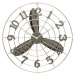 KARE Design Nástěnné hodiny Fan Blade Ø61cm