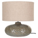 Khaki keramická stolní lampa s textilním stínidlem (výška 44 cm) Oldham – House Nordic