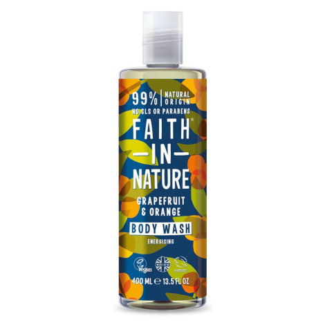 Faith in Nature Sprchový gel Grapefruit & pomeranč 400 ml