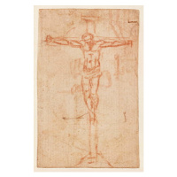 Michelangelo Buonarroti - Obrazová reprodukce Christ on the Cross, (26.7 x 40 cm)