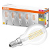 5PAK LED žárovka LED E14 P45 4W = 40W 470lm 2700K Teplá Filament OSRAM Base