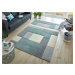 Flair Rugs koberce Kusový koberec Hand Carved Cosmos Mint/Grey/Cream - 80x150 cm