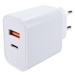 SOLIGHT DC71 USB A+C 20W fast charger