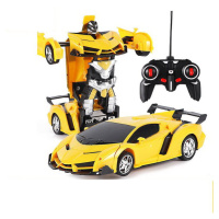 mamido Auto Robot Transformers 2v1 na dálkové ovládání RC žlutý