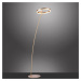 PAUL NEUHAUS LED stojací lampa mosaz, nastavitelná, stmívatelná, teplá bílá 3000K
