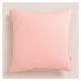Elegantní povlak na polštář v pudrově růžové barvě 40 x 40 cm