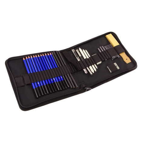 mamido  Umělecká sada na skicování 32 dílů - tužky a příslušenství