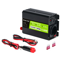 Green Cell® Měnič Napětí converter 12V / 24V na 230V 300W/600W DUO