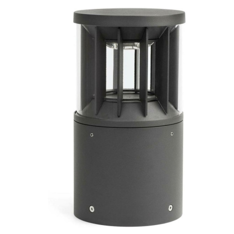 FARO SCREEN sloupková lampa, tmavě šedá, 4000K 360st wide DALI