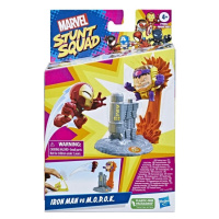 Hasbro marvel stunt squad iron man vs m.o.d.o.k., f7065