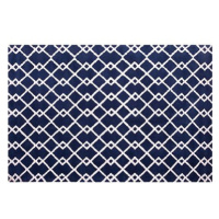 Modrý geometrický koberec 160x230 cm SERRES, 73683