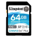 Kingston SDXC 64GB Canvas Go! Plus