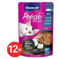 Vitakraft Cat mokré krmivo Poésie Délice treska 12 × 85 g