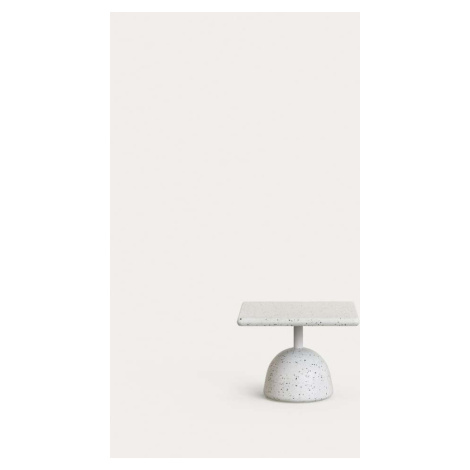 Bílý terrazzo konferenční stolek 48x48 cm Saura – Kave Home