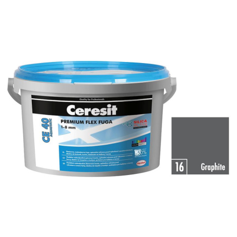 Spárovací hmota Ceresit CE 40 Aquastatic 2 kg graphite