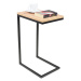 ArtAdrk Příruční stolek SPARK | černé nohy Barva: Bílá