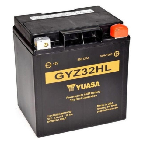 Motobaterie Yuasa Super MF GYZ32HL (integrovaná)