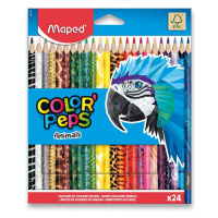 Pastelky Maped Color'Peps Animals - 24 barev