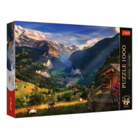 Puzzle Premium Plus - Photo Odyssey: Údolí Lauterbrunnen 1000 dílků 68,3x48cm v krabici 40x27x6c