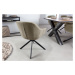 LuxD Designová otočná židle Vallerina světle hnědá