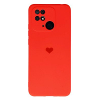 Vennus Valentýnské pouzdro Heart pro Xiaomi Redmi 10C - červené