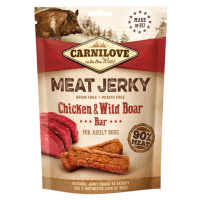 CARNILOVE Meat Jerky Chicken & Wild Boar Bar pro psy 100 g