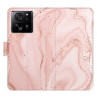 iSaprio flip pouzdro RoseGold Marble pro Xiaomi 13T / 13T Pro