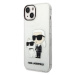 Karl Lagerfeld KLHCP14MHNKCTGT hard silikonové pouzdro iPhone 14 PLUS 6.7" transparent Gliter Ka