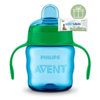 PHILIPS AVENT - Hrneček pro první doušky Classic 200 ml s držadly chlapec+WW Soapberry 60ks